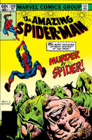Amazing Spider-Man #228 "Murder by Spider" Release date: February 2, 1982 Cover date: May, 1982