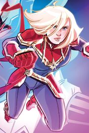 Carol Danvers (Earth-18157) from Marvel Action Captain Marvel Vol 1 6 Cover