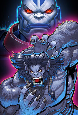 Henry McCoy (Earth-295) from Marvel Legends Age of Apocalypse Final Dark Beast Package Art