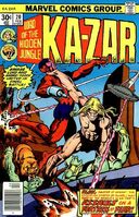 Ka-Zar (Vol. 2) #20 "Assault on a Cold Fortress!" Release date: November 2, 1976 Cover date: February, 1977