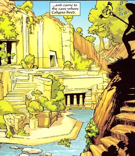 Ogygia (Island) from Marvel Illustrated The Odyssey Vol 1 2 001