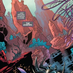 Garden of Time and Edward Brock (Meridius) (Earth-616) from Venom Vol 5 5 001.png