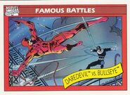 Matthew Murdock vs. Bullseye (Lester) (Earth-616) from Marvel Universe Cards Series I 0001