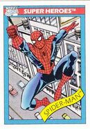 Peter Parker (Earth-616) from Marvel Universe Cards Series I 0002
