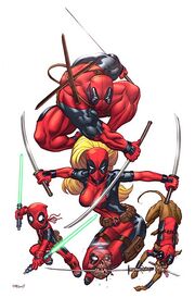 Prelude to Deadpool Corps Vol 1 1 McGuinness Variant Textless