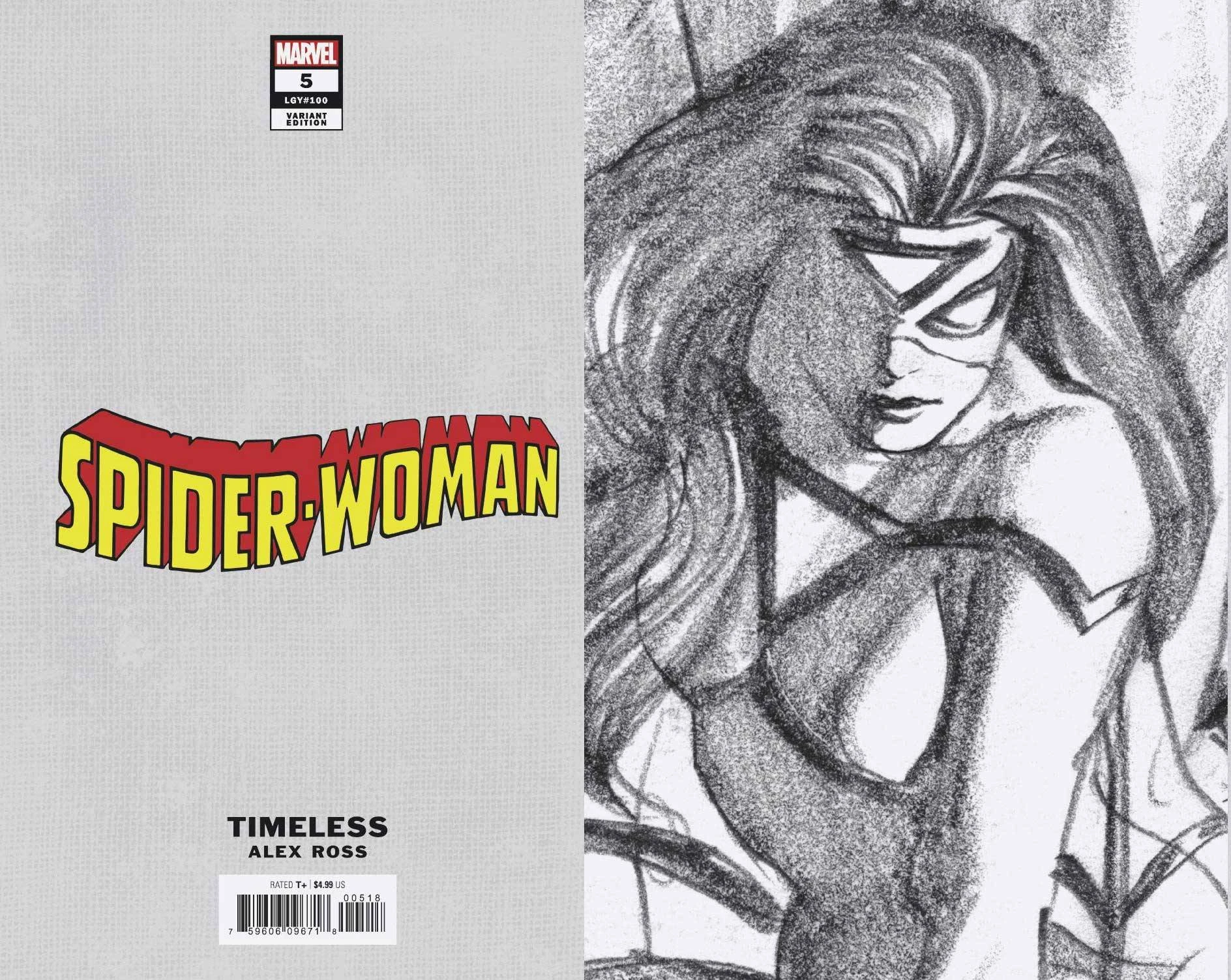 Heft (Spider-Woman Timeless Sketch Wraparound Variant)