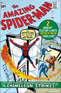 Amazing Spider-Man #1 Spider-Man Release Date: March, 1963 (First Appearance of The Chameleon and J. Jonah Jameson)