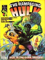 Rampaging Hulk #6 "And All the Sea, with Monsters!" Release date: October 11, 1977 Cover date: Dec, 1977