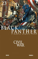 Black Panther (Vol. 4) #23 "War Crimes, Part One" Release date: December 28, 2006 Cover date: February, 2007