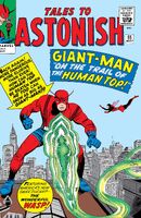 Tales to Astonish #55 "On the Trail of the Human Top!" Release date: February 4, 1964 Cover date: May, 1964