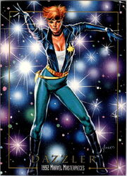 Alison Blair (Earth-616) from Marvel Masterpieces Trading Cards 1992 0001