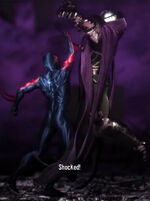 Miguel O'Hara (Earth-TRN579) Vs. Quentin Beck (Earth-TRN579) from Spider-Man Shattered Dimensions 001