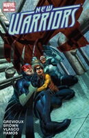 New Warriors (Vol. 4) #13 "Thrashed (Conclusion)" Release date: June 25, 2008 Cover date: August, 2008