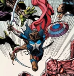 Monstrous Captain America recruited into Kang's Avengers (Earth-31520)