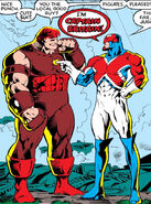 Captain Britain vs. Juggernaut From Excalibur #3