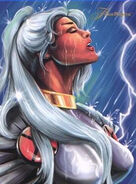 Ororo Munroe (Earth-616) from Marvel Annual Flair (Trading Cards) 0001