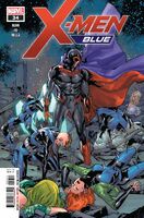 X-Men: Blue #34 "Surviving the Experience: Part Two" Release date: August 29, 2018 Cover date: October, 2018