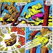 Fighting Hulk From Fantastic Four #112