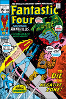 Fantastic Four #109 "Death in the Negative Zone!" Release date: January 19, 1971 Cover date: April, 1971