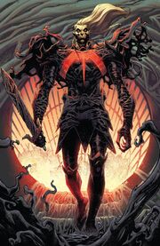 Knull (Earth-616) and Knull's Symbiote (Earth-616) from King in Black Vol 1 1 001