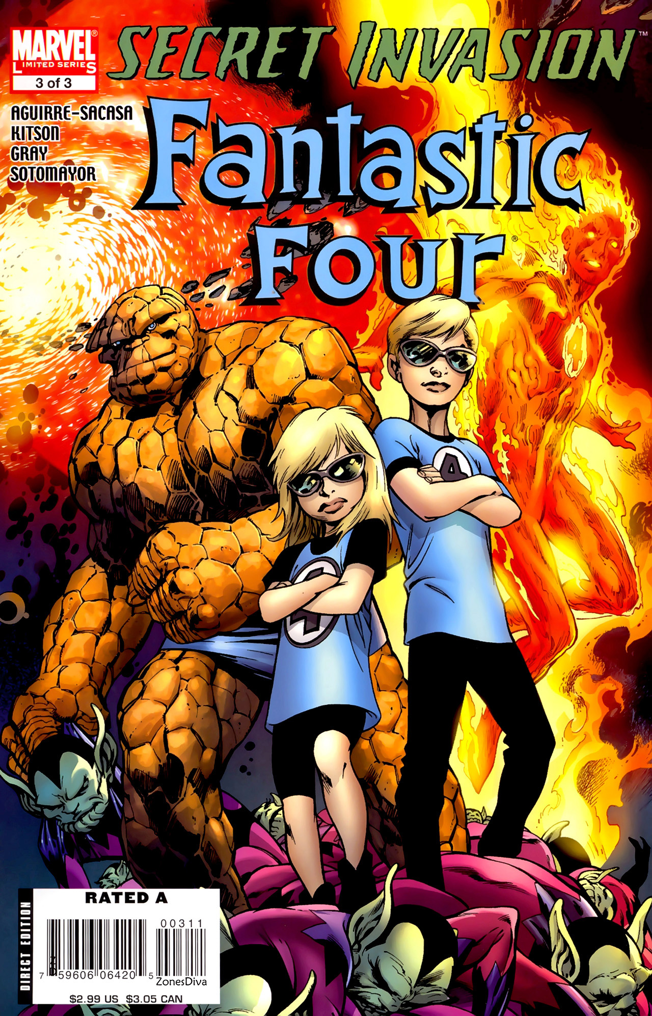 Secret Invasion: Fantastic Four Vol 1 3 | Marvel Database | Fandom