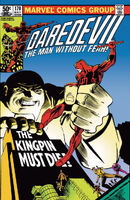 Daredevil #170 "The Kingpin Must Die!" Release date: February 3, 1981 Cover date: May, 1981