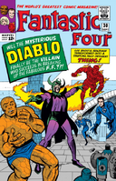 Fantastic Four #30 "The Dreaded Diablo!" Release date: June 9, 1964 Cover date: September, 1964