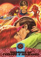 Scott Summers (Earth-616) and Jean Grey (Earth-616) from 1994 Ultra X-Men (Trading Cards) 002