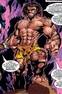Depowered and in human form From Uncanny X-Men #349