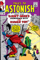 Tales to Astonish #51 "Showdown with the Human Top!" Release date: October 1, 1963 Cover date: January, 1964