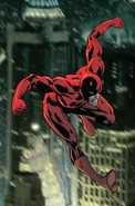 Peter Parker (Earth-616) from Amazing Spider-Man Vol 2 566 001.jpg (873 KB) Wearing Daredevil's costume From Amazing Spider-Man (Vol. 2) #566