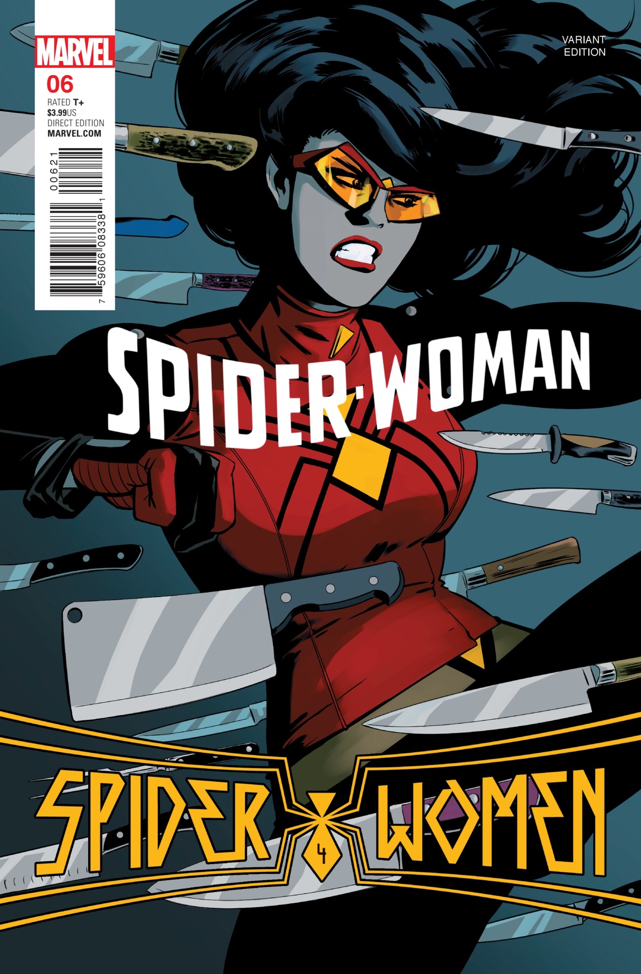 2015 Series John Tyler Christopher Action Figure Variant Cover Spider-Woman #7 