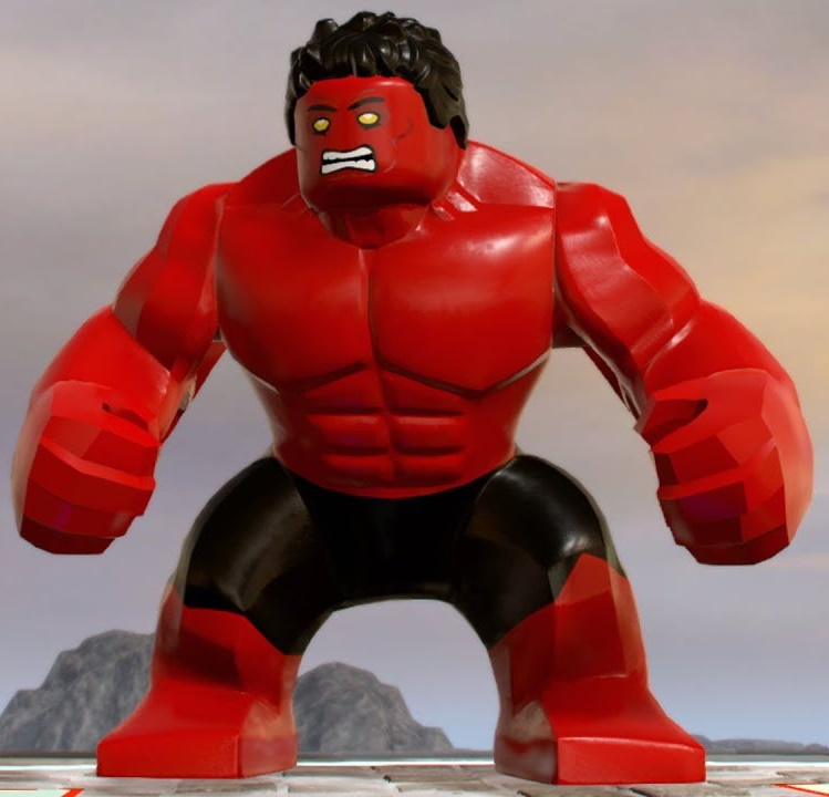 Lego marvel avengers red hulk on sale
