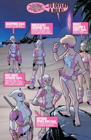 Gwendolyn Poole (Earth-TRN565) from Gwenpool Strikes Back Vol 1 4 001