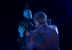 Yondu Udonta (Earth-199999) and Peter Quill (Earth-199999) from Guardians of the Galaxy Vol