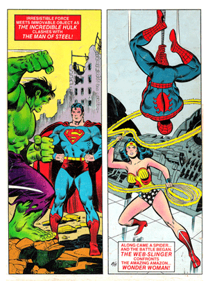 Marvel Treasury Edition featuring Superman and Spider-Man Vol 1 1 Back