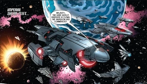 Shi'ar Imperial Fleet (Earth-616) from War of Kings Vol 1 1