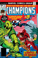 Champions #9 "The Battle of Los Angeles!" Release date: September 21, 1976 Cover date: December, 1976