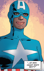 Captain America Steve Rogers found dead, Frank Castle became Captain America (Earth-81223)
