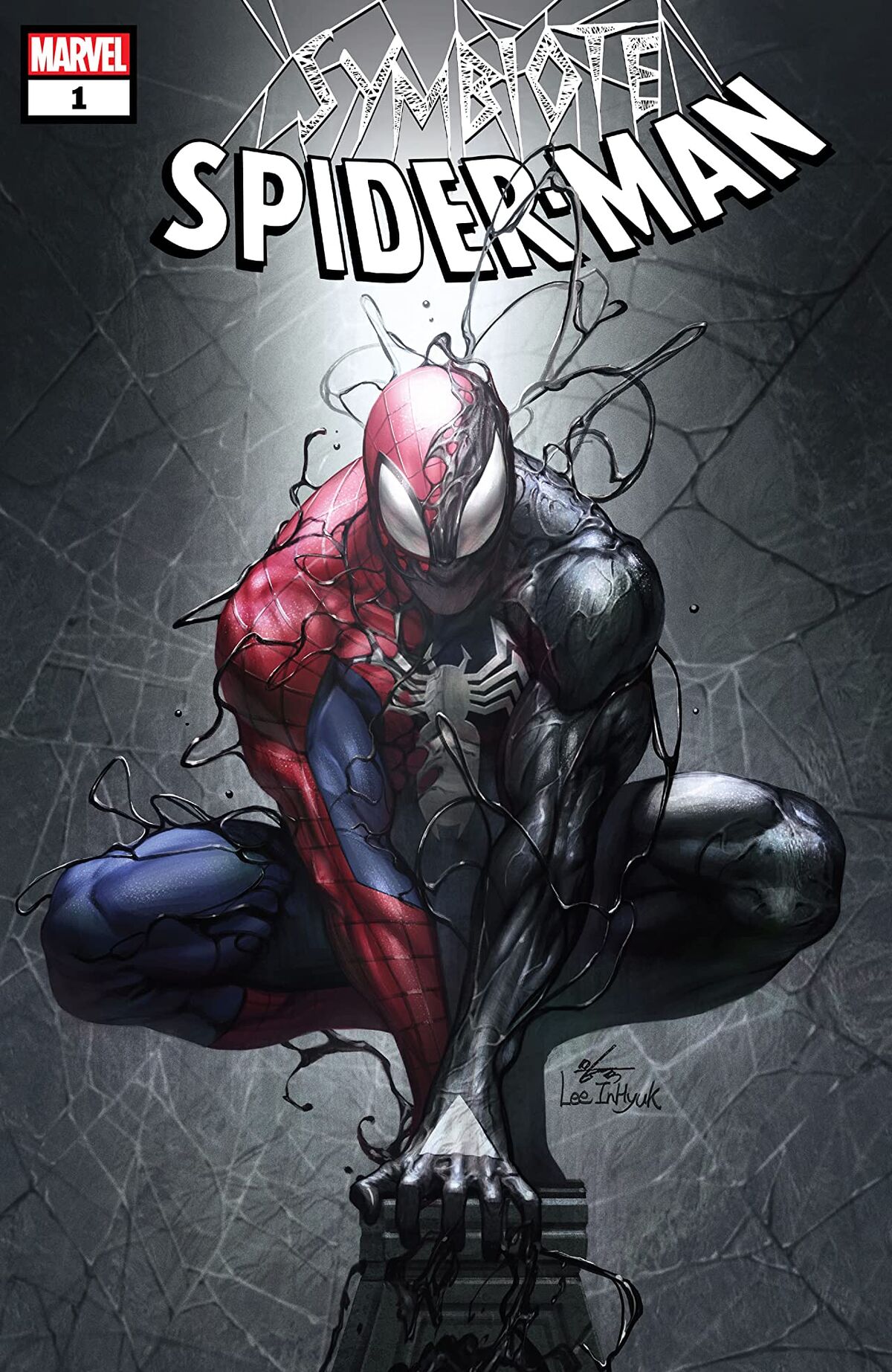 spider-man, felicia hardy, and night-spider (marvel and 3 more) drawn by  in-hyuk_lee