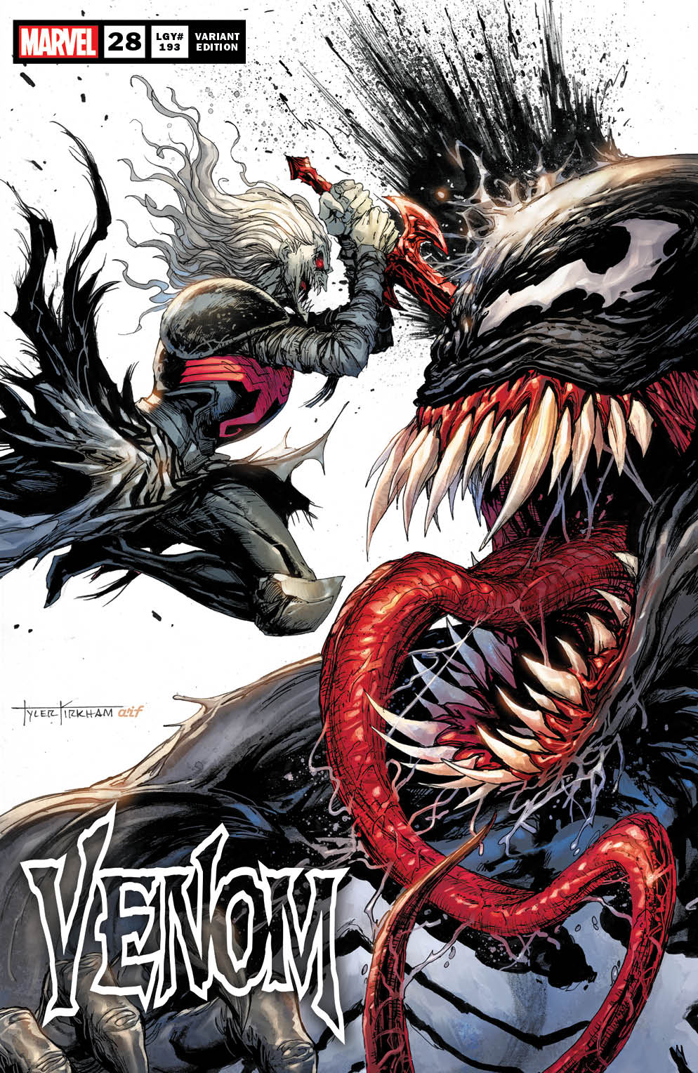 Venom #27 Exclusive Tyler Kirkham Trade Dress Variant 1st Appearance Codex Knull 