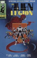 Alien Legion #1 "The Union and the Legion" Release date: March 20, 1984 Cover date: April, 1984