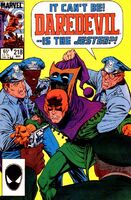 Daredevil #218 "All My Laurels You Have Riven Away" Release date: January 22, 1985 Cover date: May, 1985