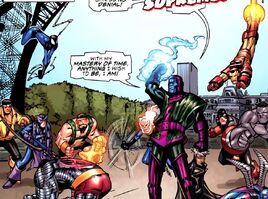 Avengers (Earth-90266) from What If? Newer Fantastic Four Vol 1 1 0001