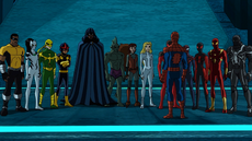 Peter Parker, S.H.I.E.L.D. Trainees, New Warriors, Web-Warriors (Earth-12041) & Miles Morales (Earth-TRN457) & Ultimate Spider-Man (animated series) Season 4 25 001