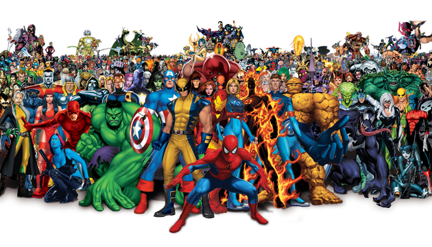 all marvel characters list