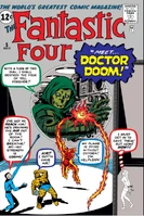 Fantastic Four #5 "Prisoners of Doctor Doom!" Release date: April 10, 1962 Cover date: July, 1962