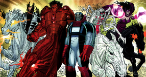 Earth-10082 Avengers are Apocalypse's Horsemen (Earth-10082)