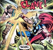 Thor Odinson (Earth-616) battles Hercules for the first time from Thor Annual Vol 1 5