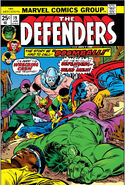 Defenders #19 "Doomball!" (January, 1975)